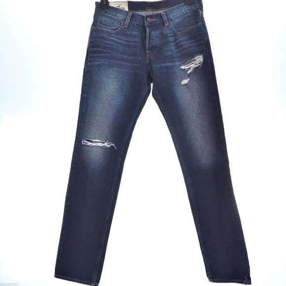 "SOLD ONLINE" SKINNY Jeans Factory Destroyed - Picture 2 of 6